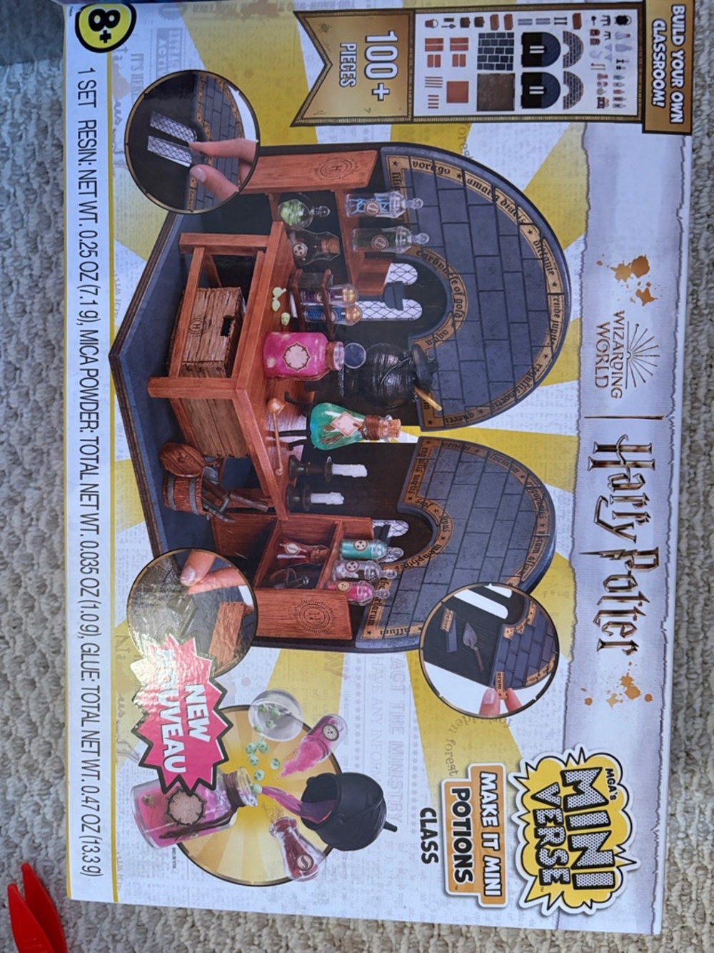 Harry Potter Mini Vibes Make It Mini Potions Classroom Playset - Multi